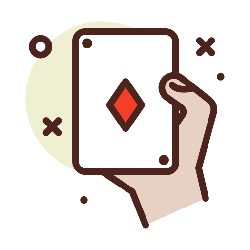 diamond figure on poker card